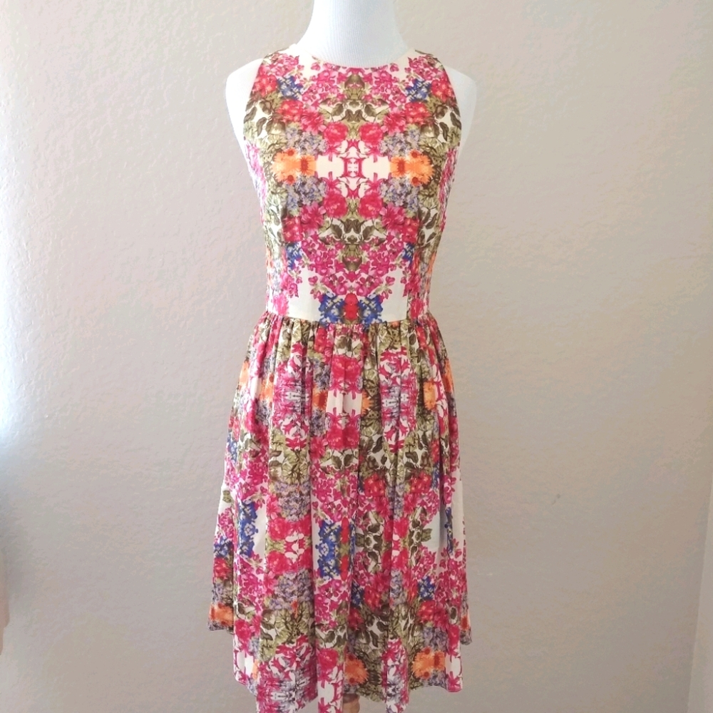 Fit & Flare Floral Summer Dress